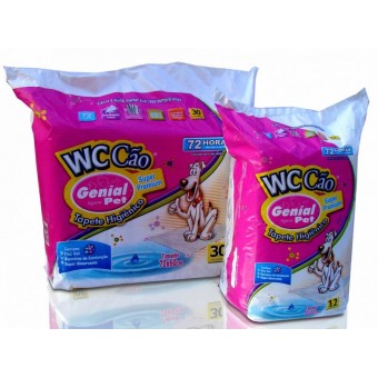 Tapete Higienico Wc Cão 70x60 - 30 unidades